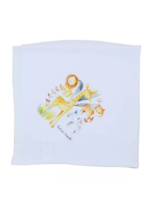 Tetra kifogó - fürdőlepedő 140x140cmcm fehér szafaris 
