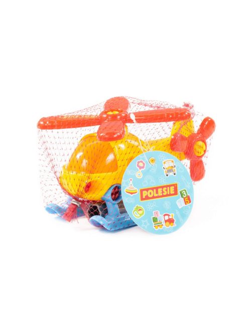 POLESIE műanyag szerelhető HELIKOPTER KICSI 17cm SÁRGA