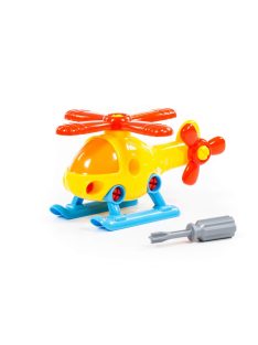   POLESIE műanyag szerelhető HELIKOPTER csavarhúzóval 25,5cm