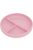 FreeON osztott szilikon tányér-pink