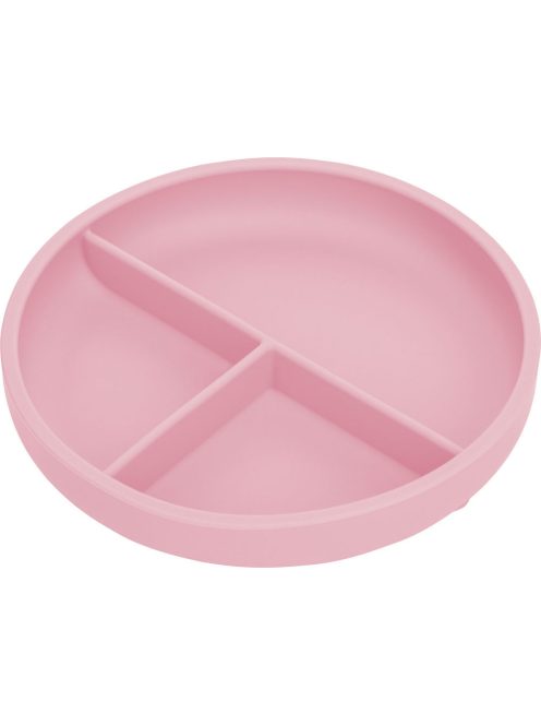 FreeON osztott szilikon tányér-pink
