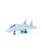 POLESIE műanyag vadászgép kihajtató kerekekkel SZÜRKE/KÉK