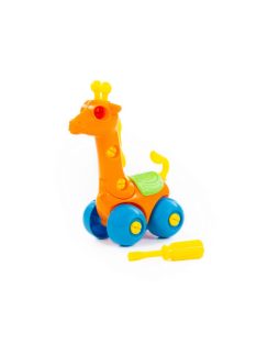 POLESIE műanyag szerelhető ZSIRÁF csavarhúzóval