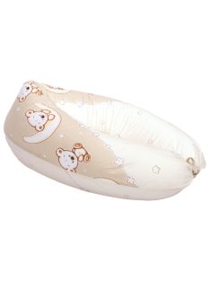   DOMBABY terhességi és szoptatós párna 30x120 cm BÉZS CSILLAGOS