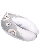 DOMBABY terhességi és szoptatós párna 30x120 cm SZÜRKE CSILLAGOS