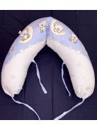 DOMBABY terhességi és szoptatós párna 30x120 cm KÉK CSILLAGOS