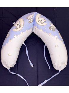   DOMBABY terhességi és szoptatós párna 30x120 cm KÉK CSILLAGOS