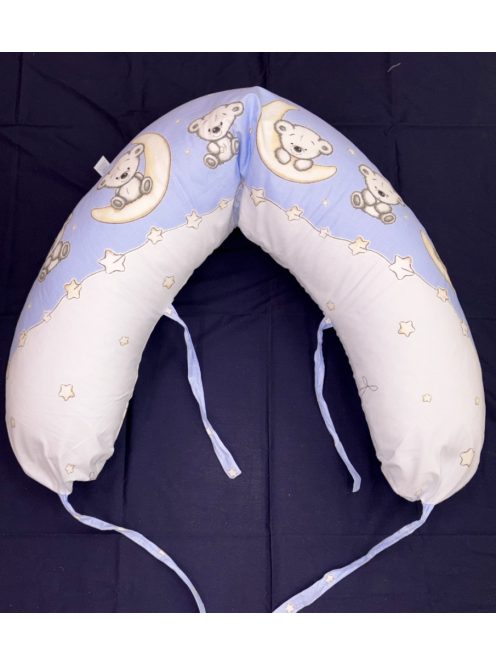 DOMBABY terhességi és szoptatós párna 30x120 cm KÉK CSILLAGOS