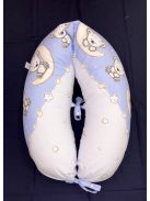 DOMBABY terhességi és szoptatós párna 30x120 cm KÉK CSILLAGOS