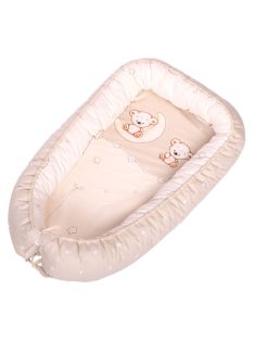 DOMBABY Babafészek  50x75cm  BÉZS CSILLAGOS