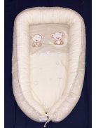 DOMBABY Babafészek  50x75cm  BÉZS CSILLAGOS