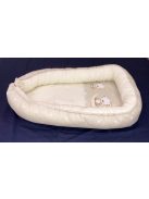 DOMBABY Babafészek  50x75cm  BÉZS CSILLAGOS