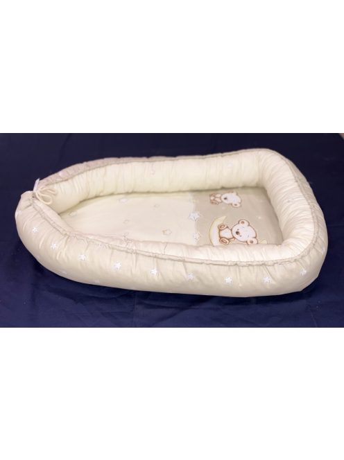 DOMBABY Babafészek  50x75cm  BÉZS CSILLAGOS