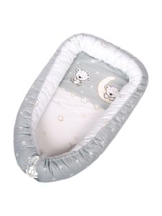 DOMBABY Babafészek  50x75cm  SZÜRKE CSILLAGOS