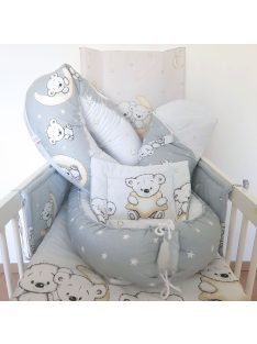 DOMBABY Babafészek  50x75cm  SZÜRKE CSILLAGOS