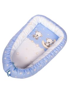 DOMBABY Babafészek  50x75cm  KÉK CSILLAGOS