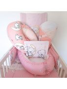 DOMBABY Babafészek  50x75cm PINK CSILLAGOS