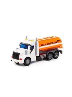 POLESIE műanyag vízszállító kamion FEHÉR/NARANCS