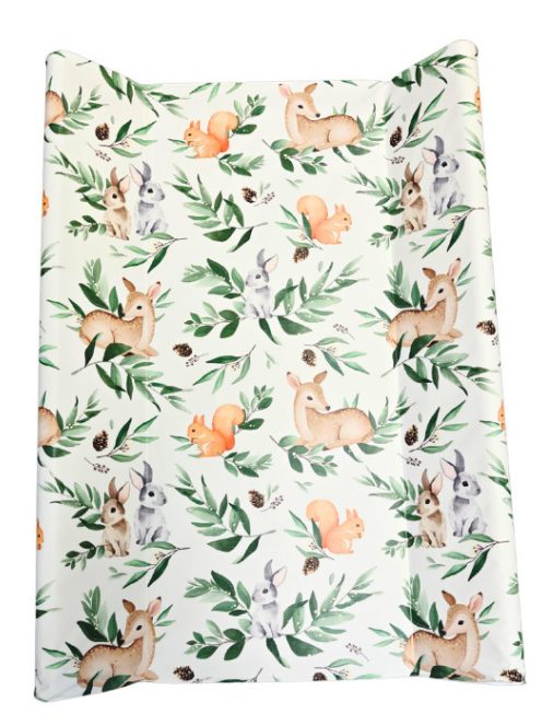 Pelenkázó lap puha vállas P70x50 cm  ŐZIKE ZÖLD