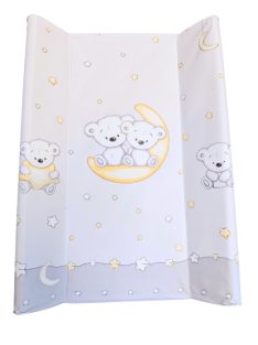 Pelenkázó lap kemény  M70x50 cm Macis SZÜRKE