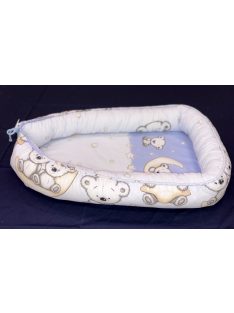 DOMBABY Babafészek  50x75cm MACIS KÉK