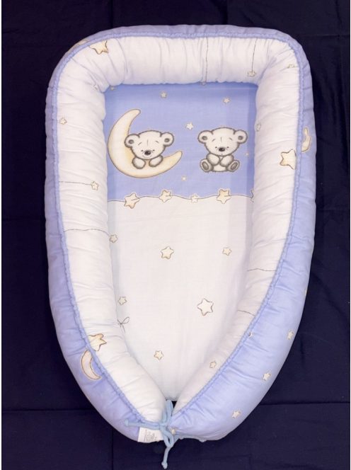 DOMBABY Babafészek  50x75cm MACIS KÉK