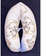 DOMBABY terhességi és szoptatós párna 30x120 cm MACIS KÉK 