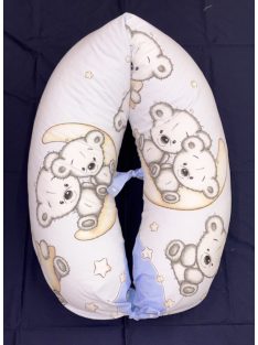   DOMBABY terhességi és szoptatós párna 30x120 cm MACIS KÉK 