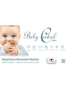   Baby Control Pro 1 légzésfigyelő készülék 28x47cm lappal