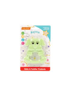 POLESIE műanyag csörgő KUTYA