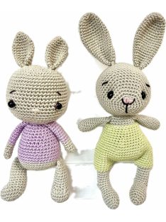 Kézzel horgolt nyuszi 24 cm - Amigurumi