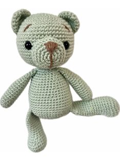 Kézzel Horgolt Macika 16 cm  - Amigurumi