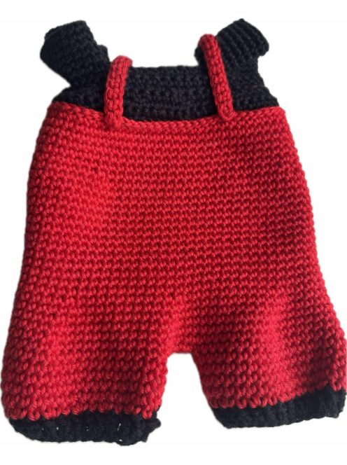 Kézzel Horgolt Ölelhető baba levehető ruhával 33 cm  - Amigurumi