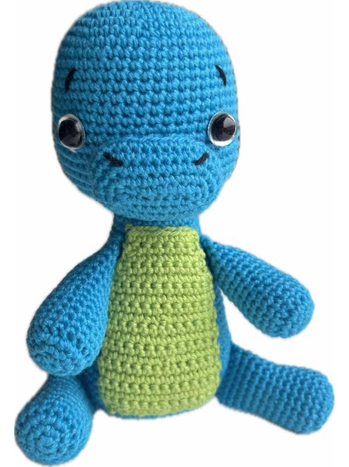 Kézzel Horgolt kicsi dínó  14 cm - Amigurumi