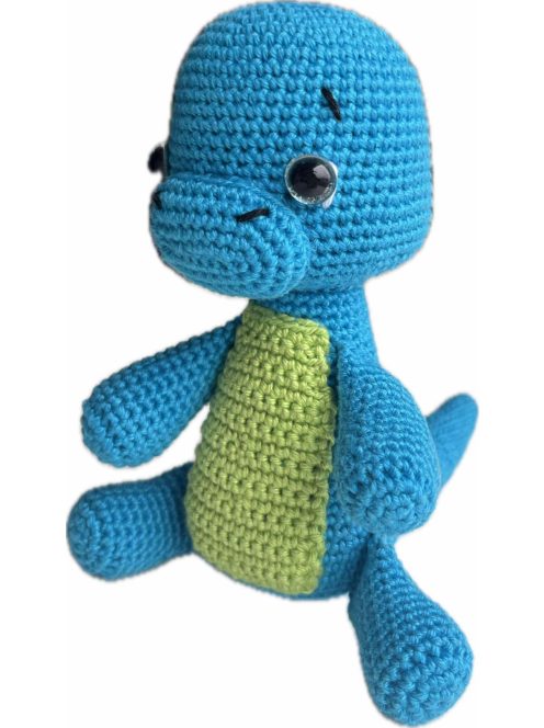 Kézzel Horgolt kicsi dínó  14 cm - Amigurumi