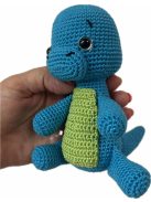 Kézzel Horgolt kicsi dínó  14 cm - Amigurumi