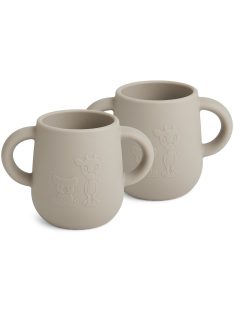   NUUROO Abiola szilikon ivópohár – 2 db-os szett - Cobblestone