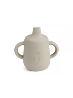 NUUROO szilikon ivópohár/itatópohár - krém