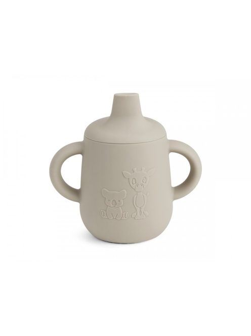 NUUROO szilikon ivópohár/itatópohár - krém