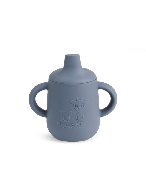 NUUROO szilikon ivópohár/itatópohár -óceán kék