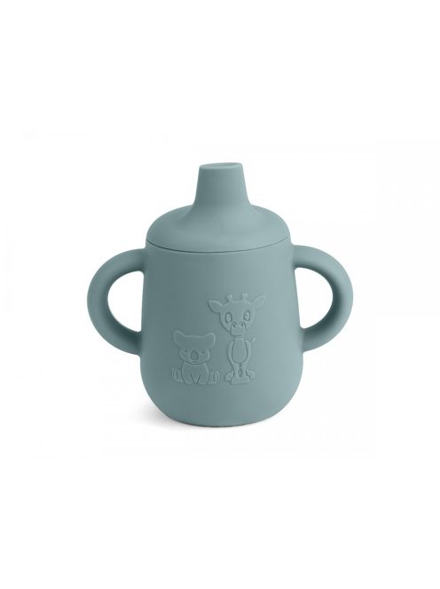 NUUROO szilikon ivópohár/itatópohár  - zöld