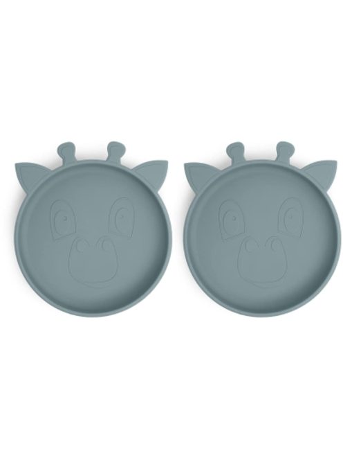 NUUROO szilikon lapostányér 2db- Zöld