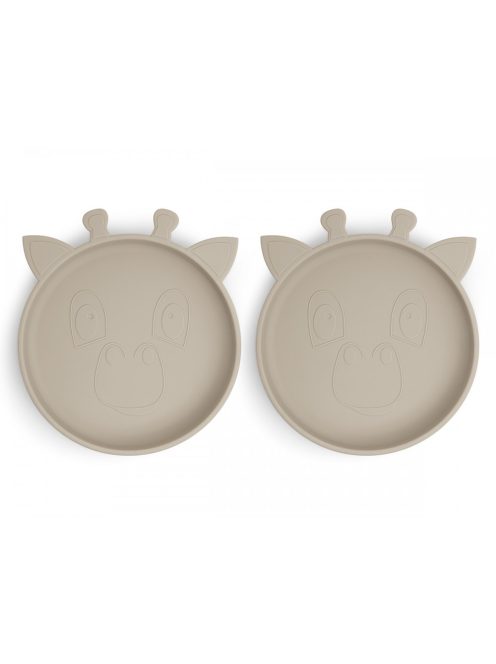 NUUROO szilikon lapostányér 2db- Krém