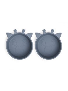 NUUROO szilikon mélytányér 2db- óceán kék