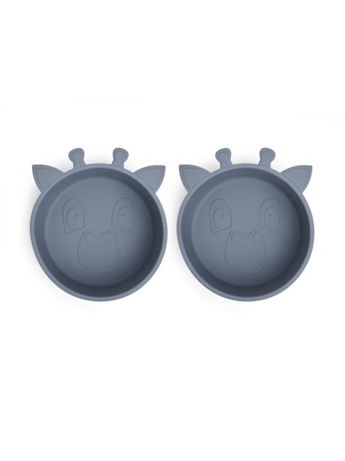 NUUROO szilikon mélytányér 2db- óceán kék