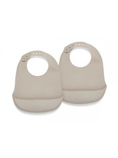 NUUROO szilikon előke - 2 darabos- Krém