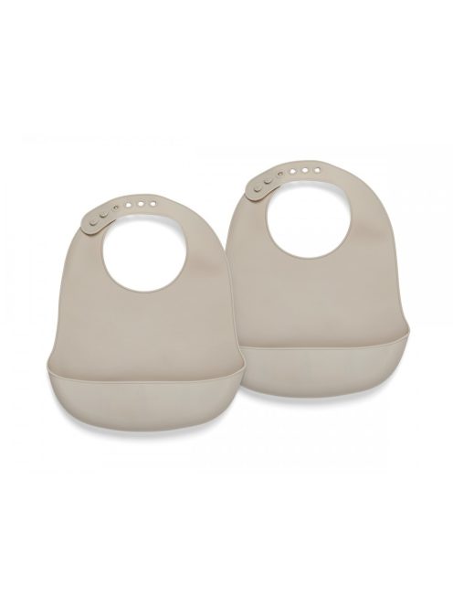 NUUROO szilikon előke - 2 darabos- Krém