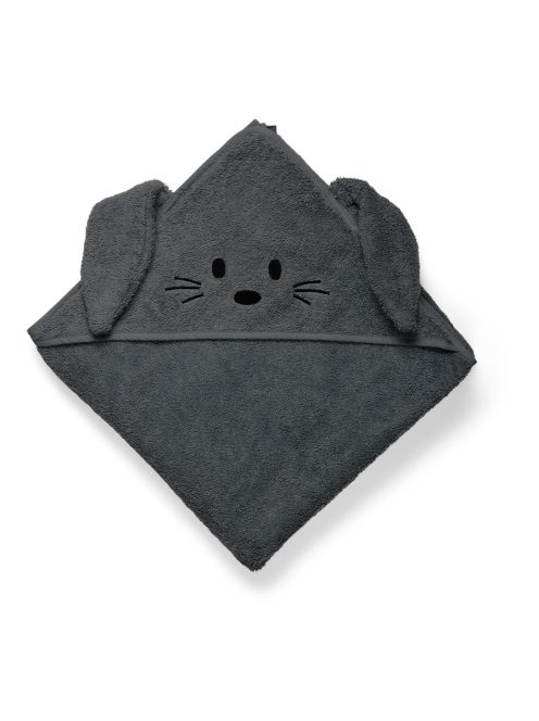 Nuuroo Aki kapucnis junior törölköző-Aszfalt