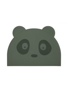 NUUROO szilikon tényéralátét - sötétzöld maci