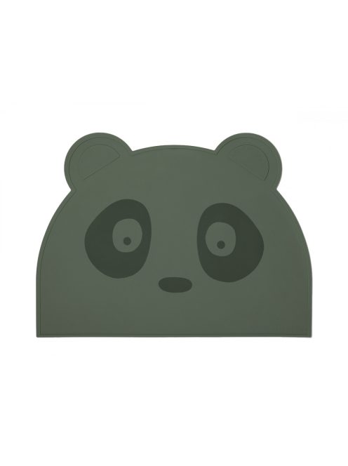 NUUROO szilikon tényéralátét - sötétzöld maci